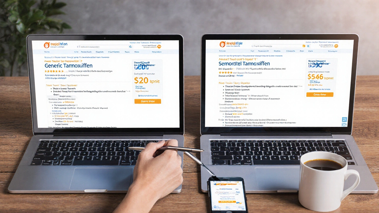 Pricing Snapshot - Generic Tamoxifen vs. Brand