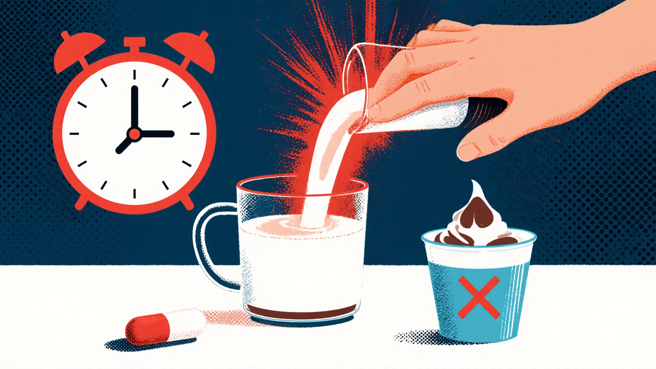 Antibiotics and Dairy: Why Timing Matters for Drug Absorption