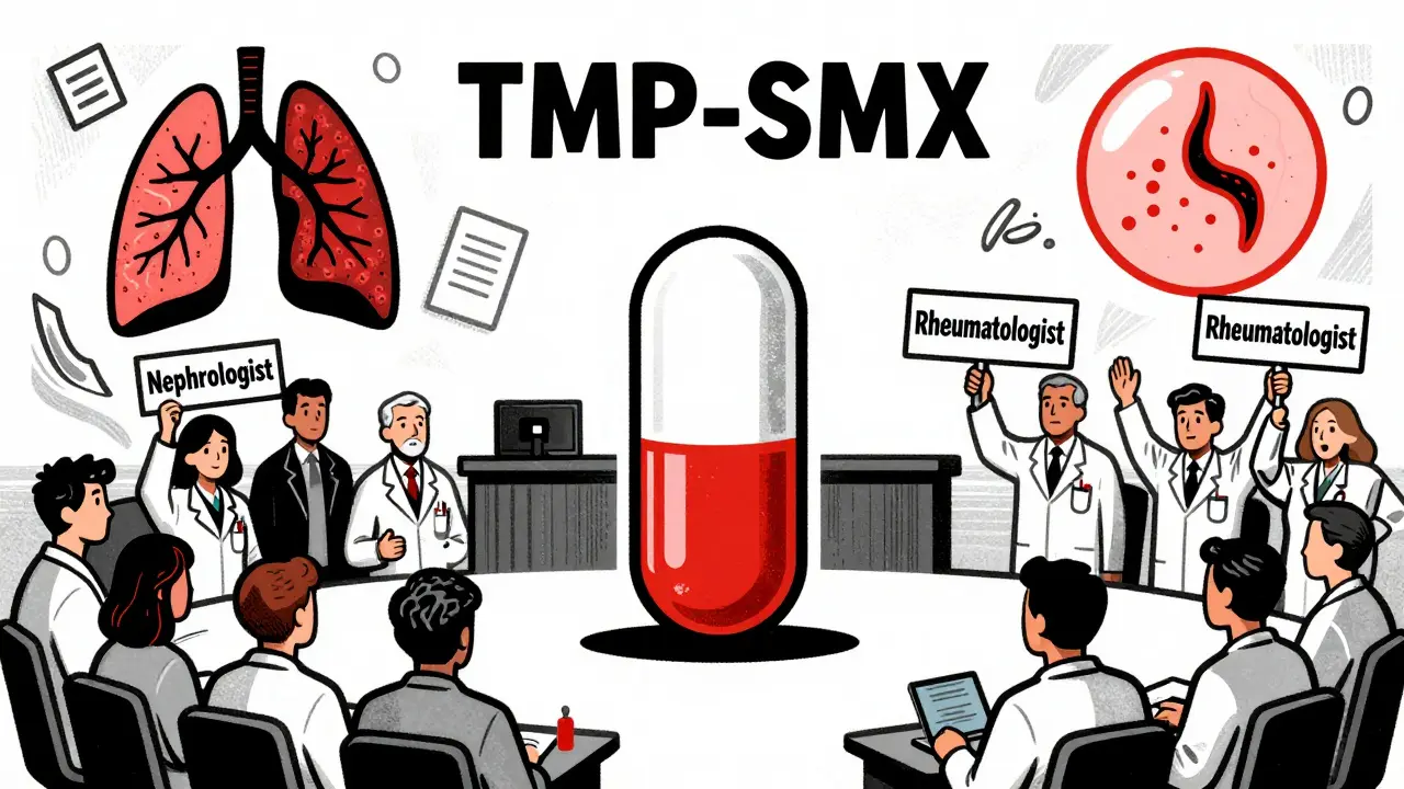 A pill on trial with medical evidence and opposing doctor perspectives