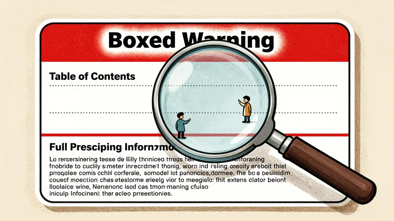How to Read FDA Drug Labels: Understanding Key Information Sections
